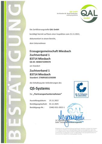 EG Miesbach Zertifizierung
